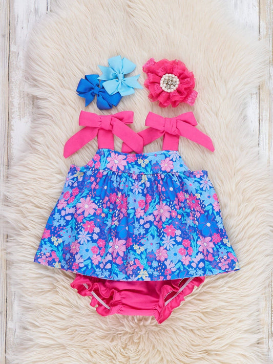 Little Blossom Bloomers Outfit: 3/6MOS