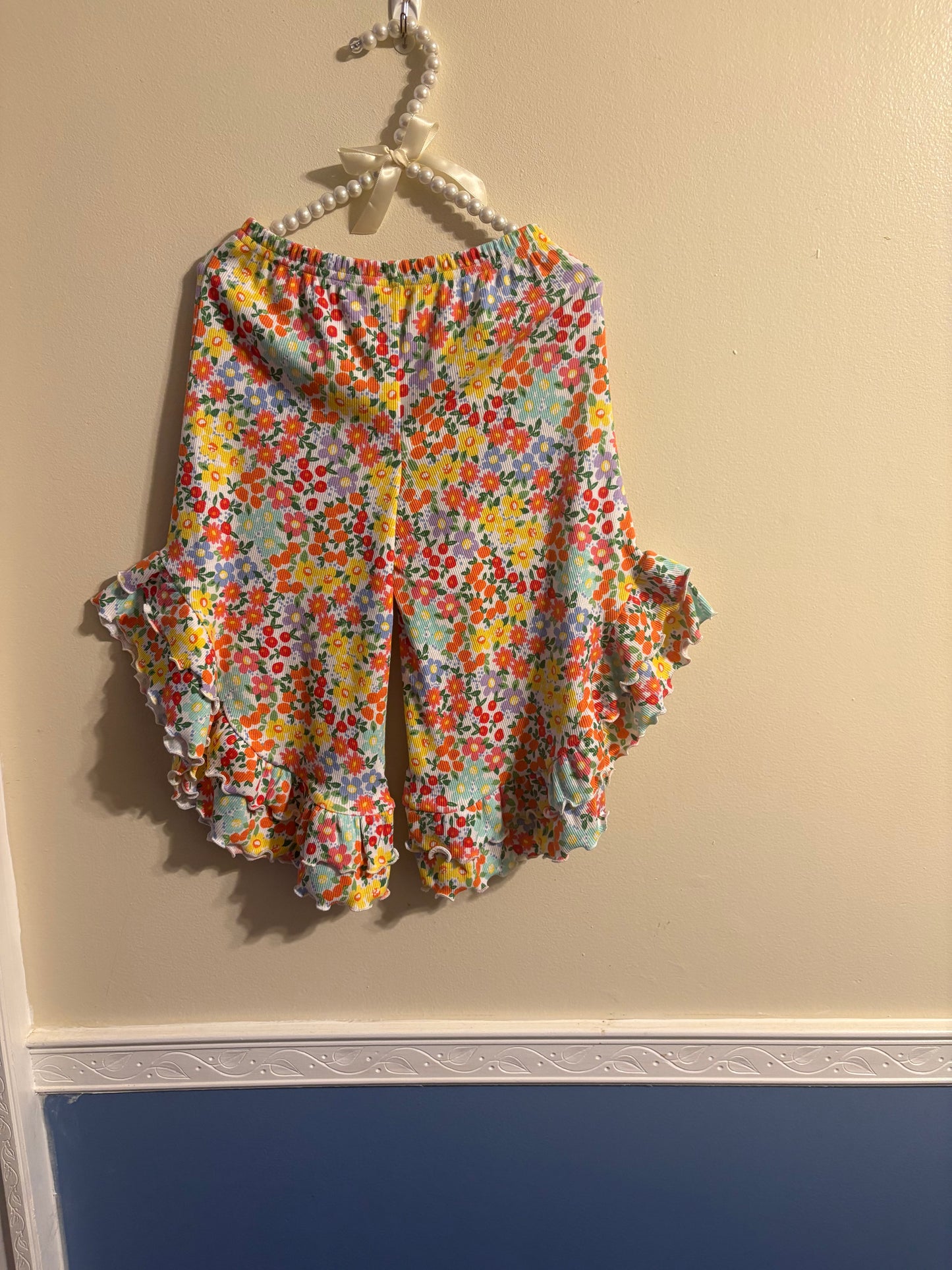 Pretty in Petals Ruffle Pant Set