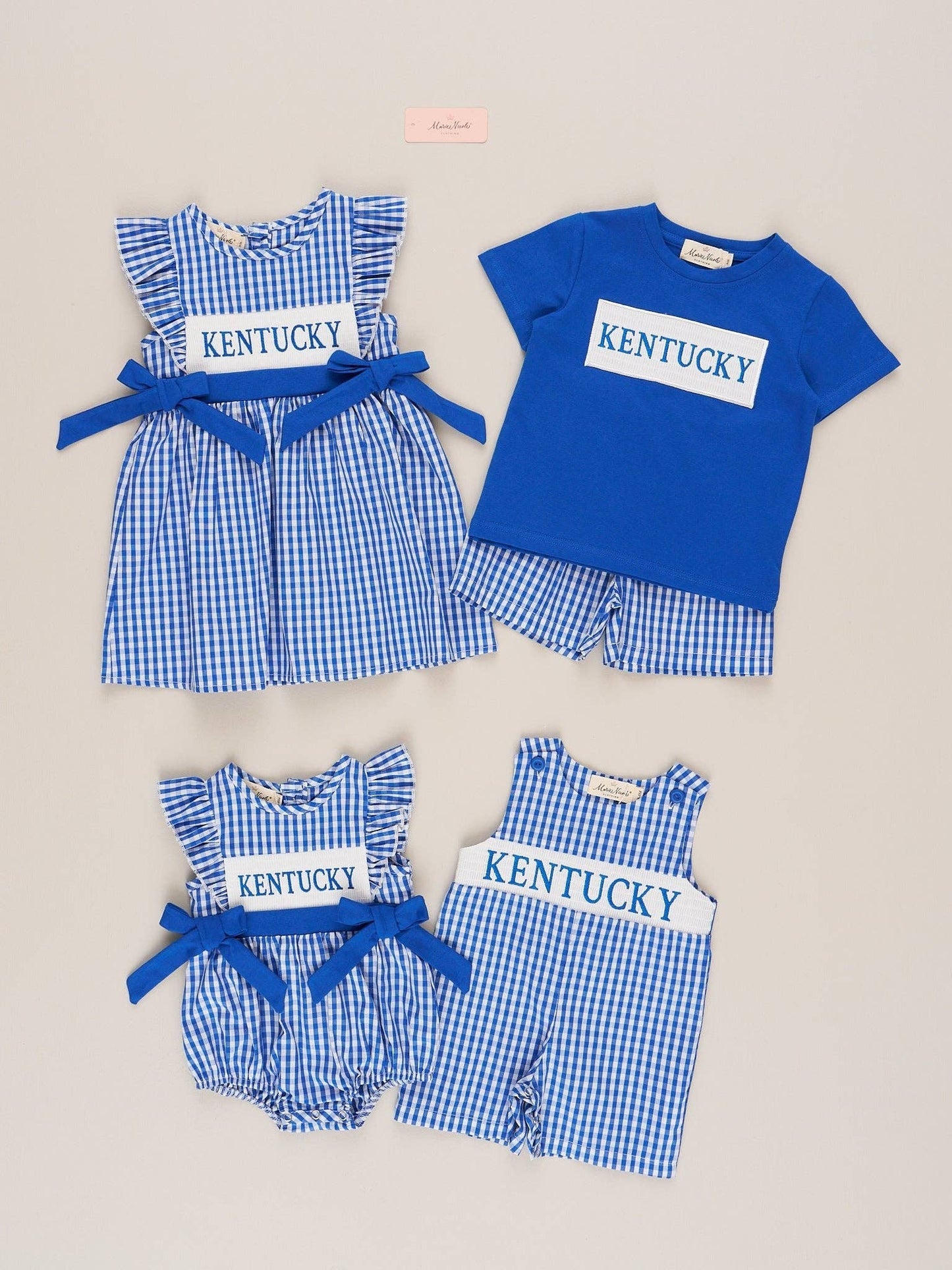 Kentucky Smocked Gingham Dress