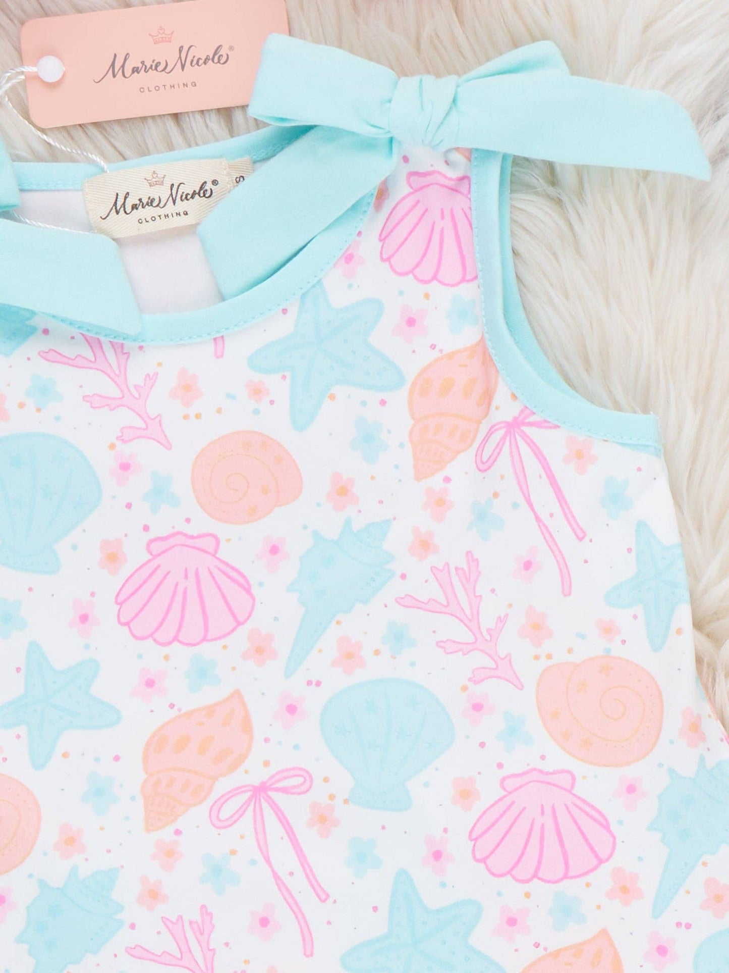 Seashell Garden Tank Outfit: XXXXL(8yrs)