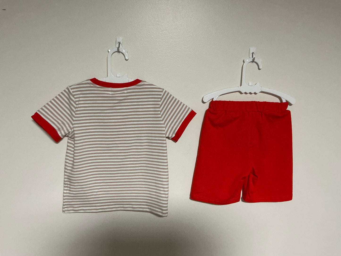 Farm Friends Smocked Shorts Set