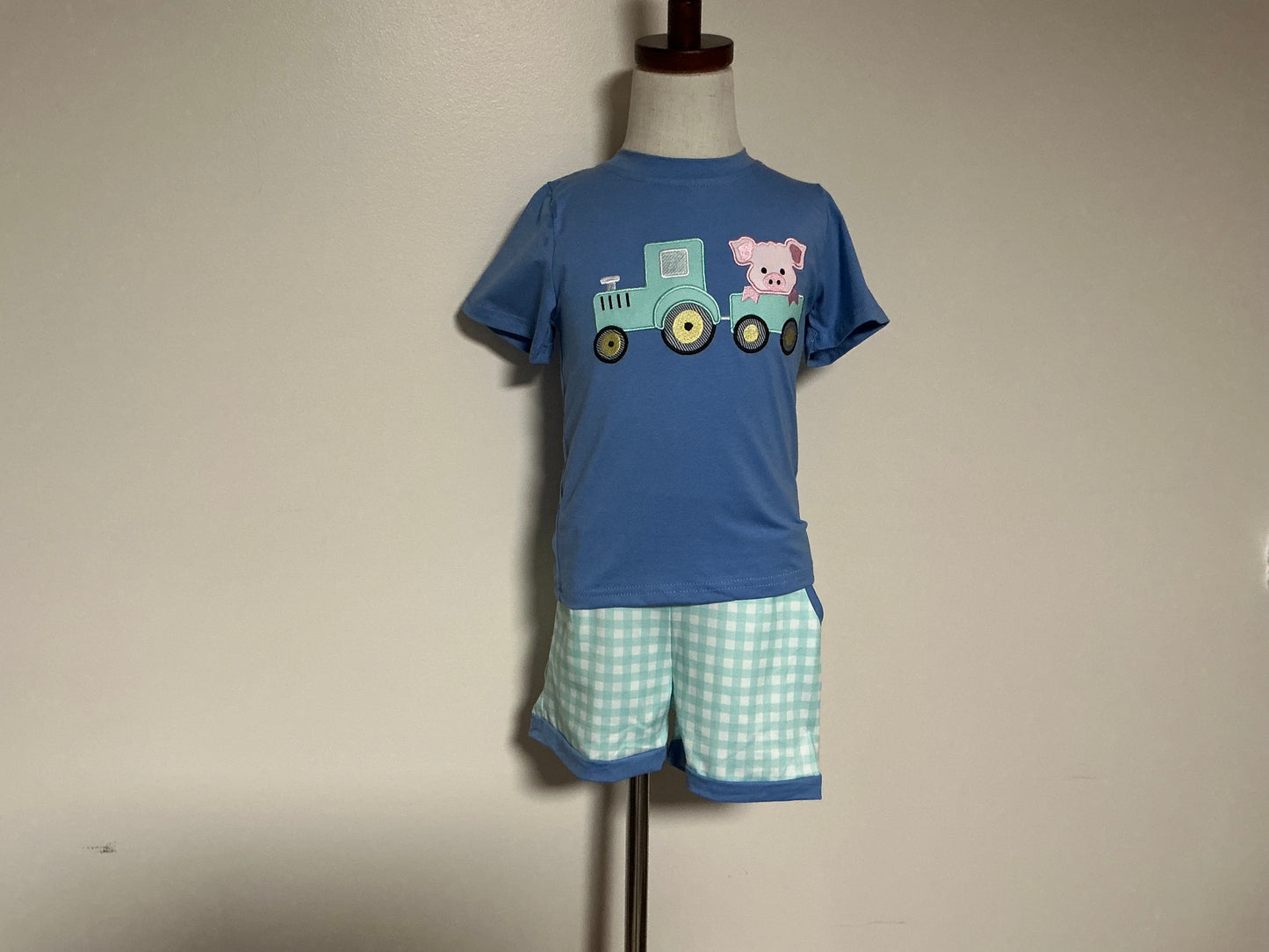 Tractor Tots Embroidered Outfit