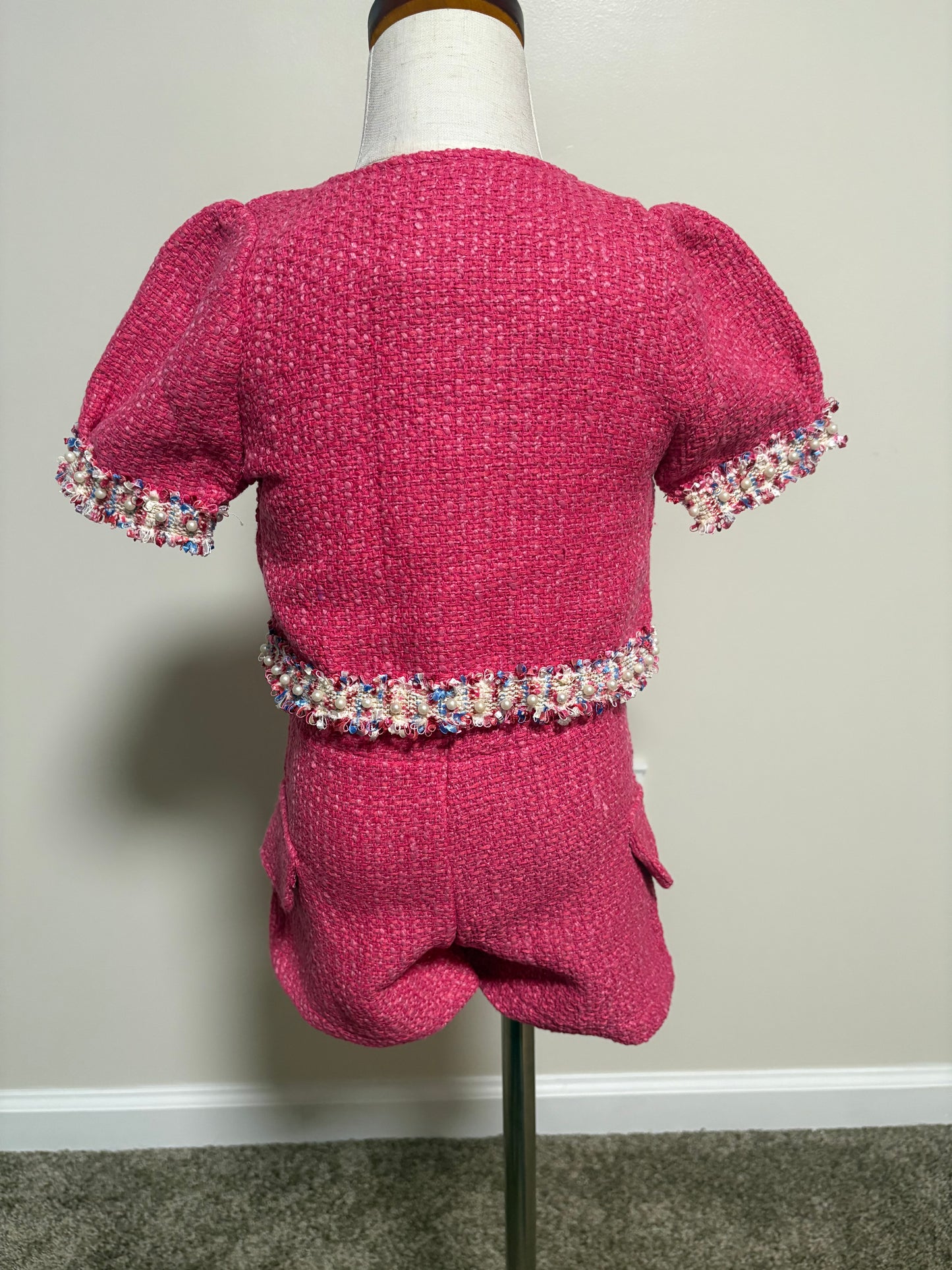 Tweed & Jewels Short Set | Toddler Girl Boutique Outfit