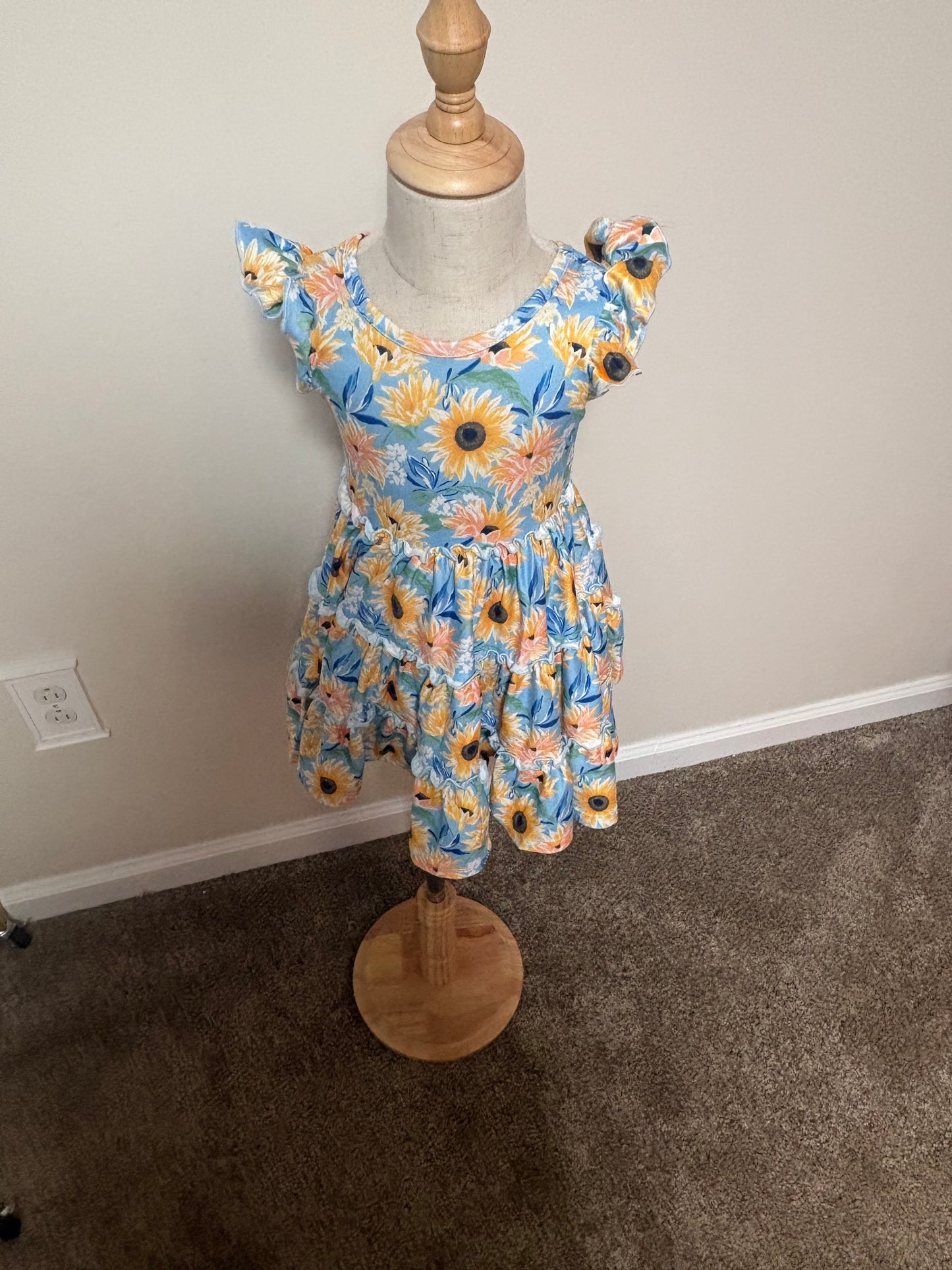 Sunflower Twirl Dress
