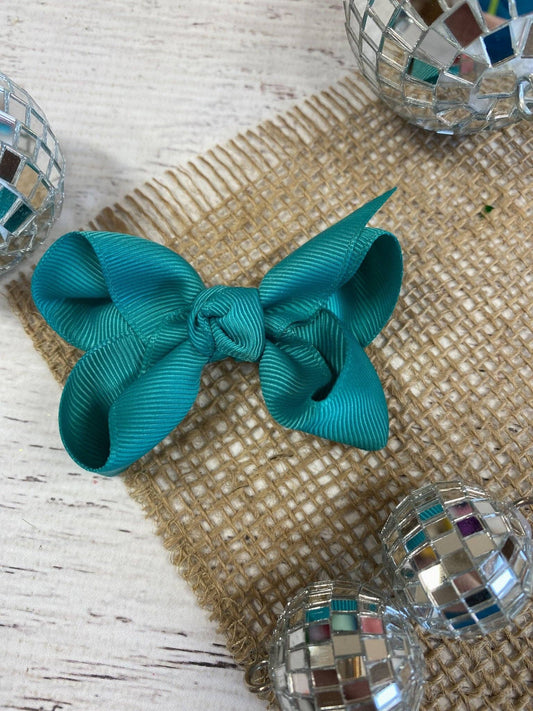 3" Original Grosgrain Hair Bow | Teal