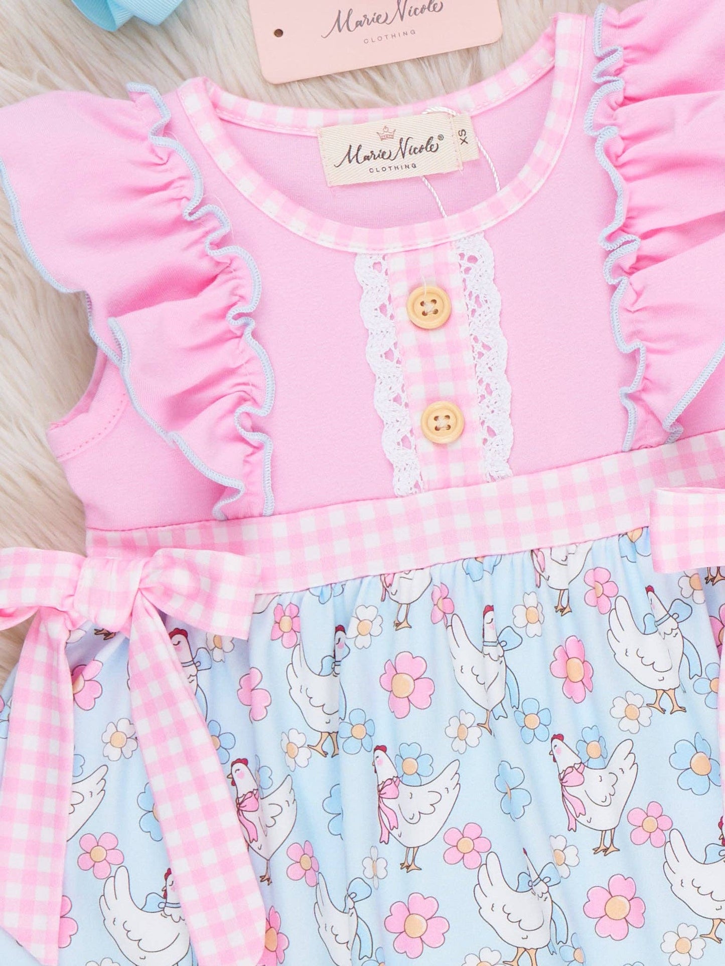 Happy Chickens Ruffle Outfit