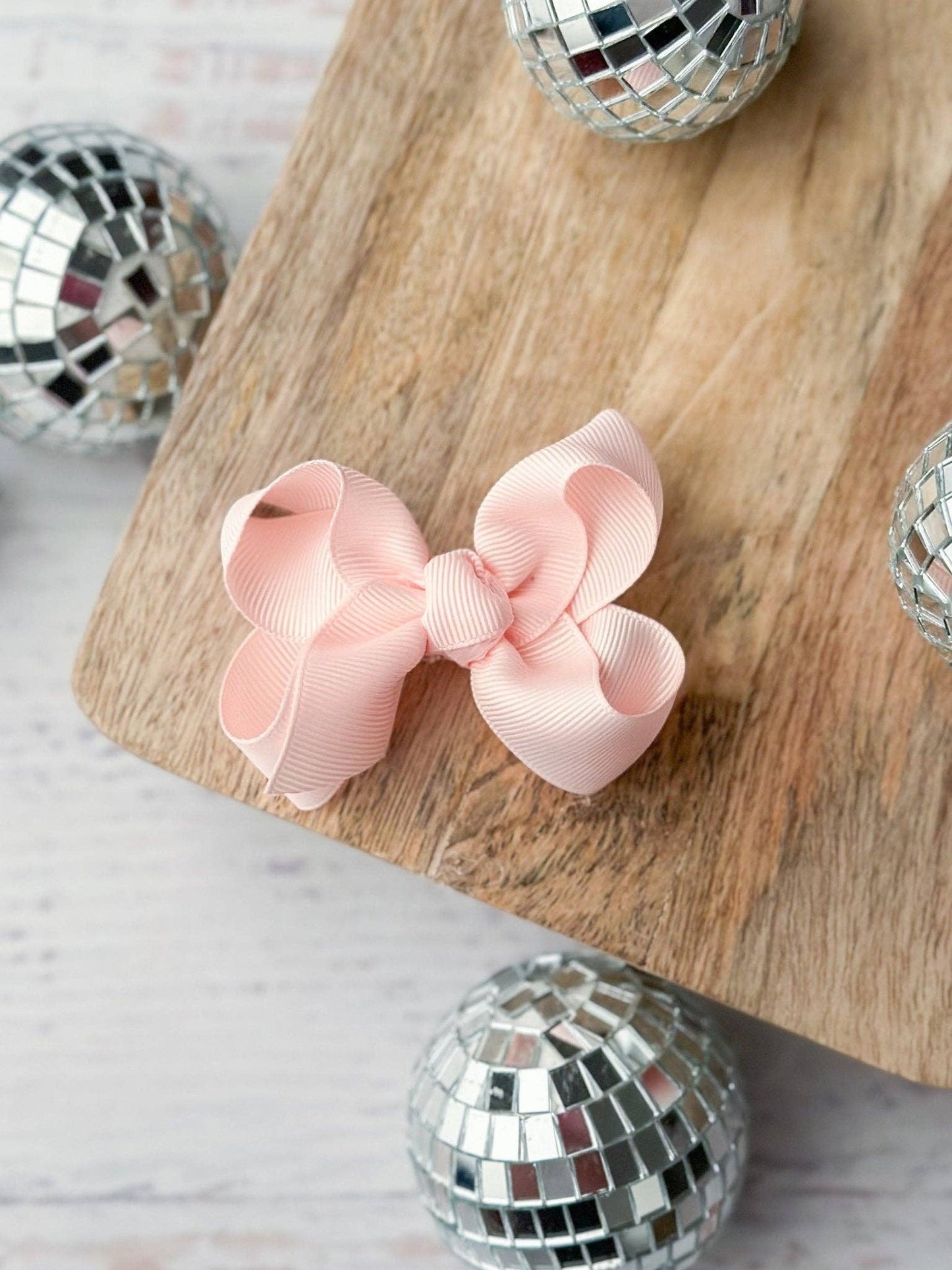 3" Original Grosgrain Hair Bow | Light Pink