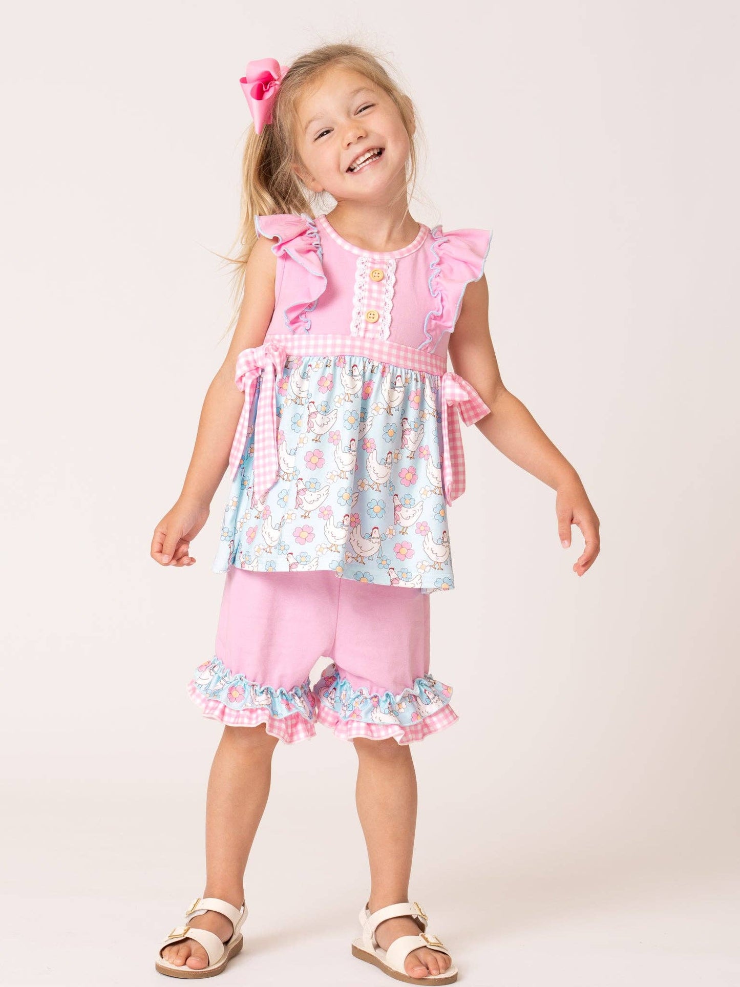 Happy Chickens Ruffle Outfit